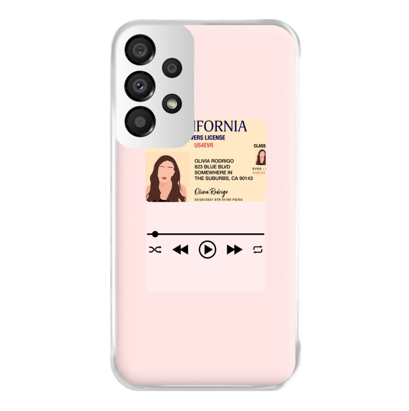 Drivers License - Olivia TikTok Phone Case