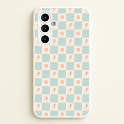 Patchwork Floral Pattern Galaxy A54 Case