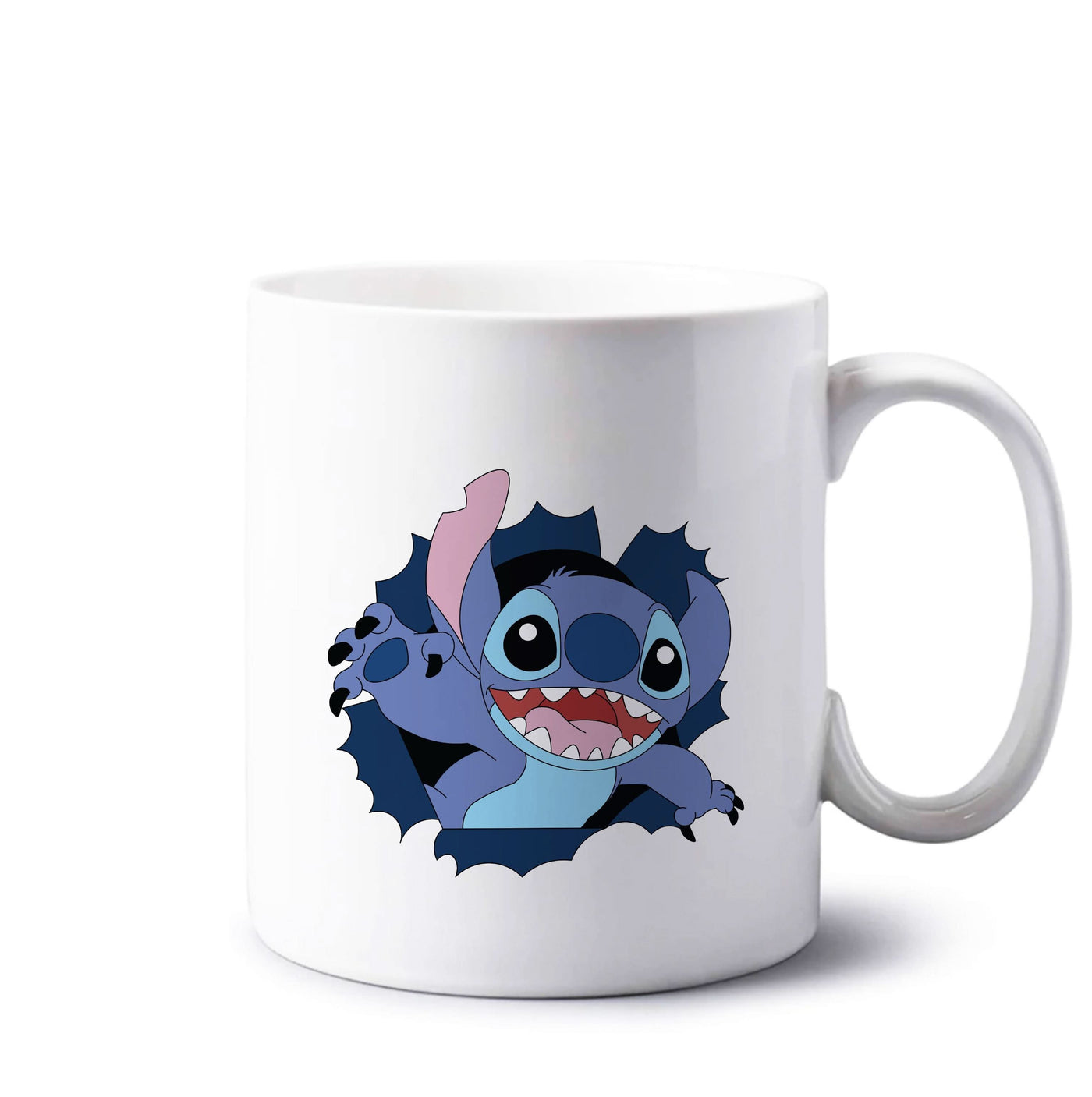 Torn Blue Alien Mug