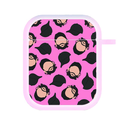 Joe And Hats Pattern AirPods Case