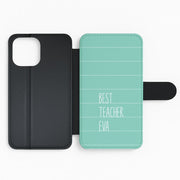 Best Teacher Eva Flip / Wallet Phone Case 2