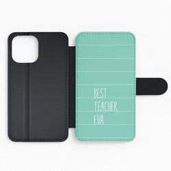 Best Teacher Eva Flip Phone Case
