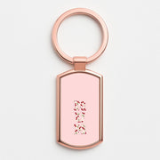 Floral Varsity Mum Luxury Keyring 4