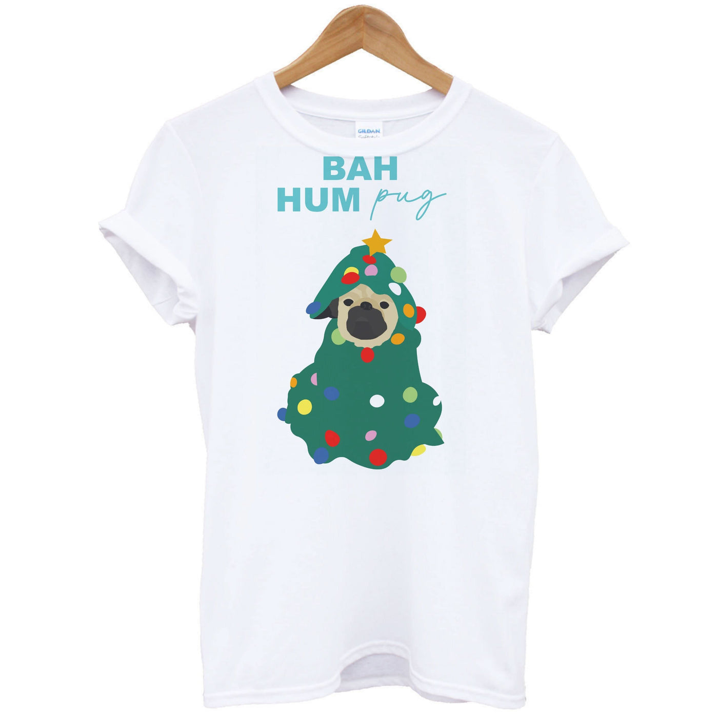 Bah Hum Pug T-Shirt