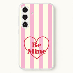 Be Mine Stripey Galaxy S24 Plus Case