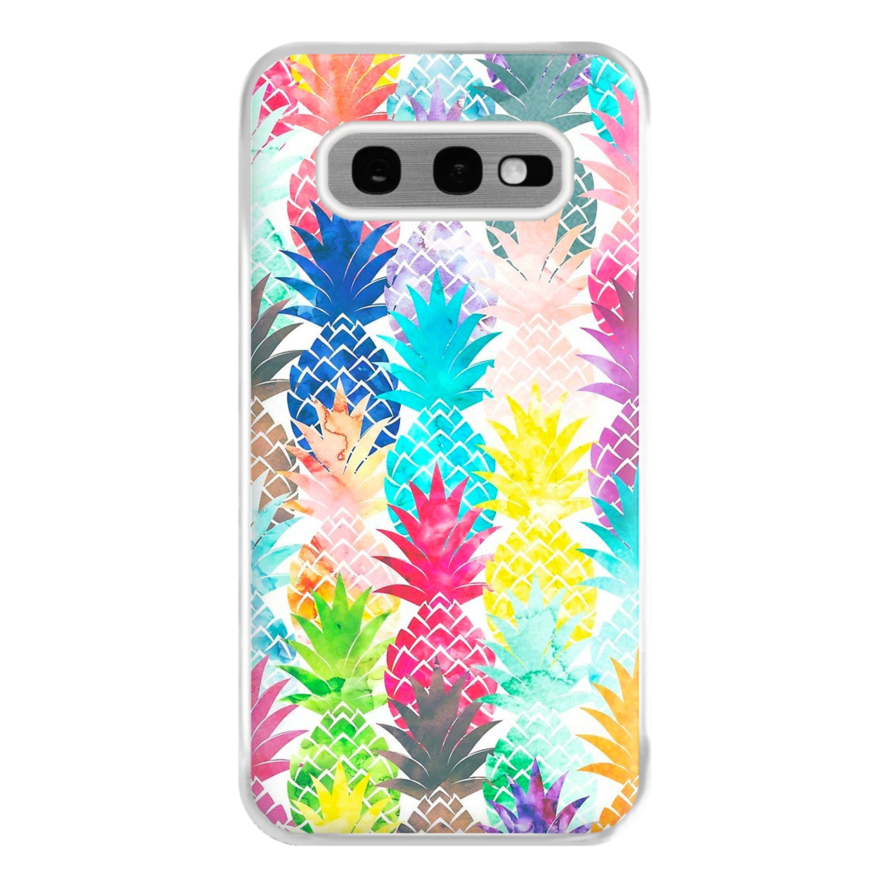 Watercolour Pineapple Pattern Phone Case