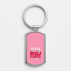 K-Pop Band 2026  Silver Metal Keyring