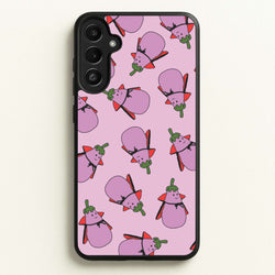 Vampire Vegetable Pattern - Halloween Galaxy A36 Case