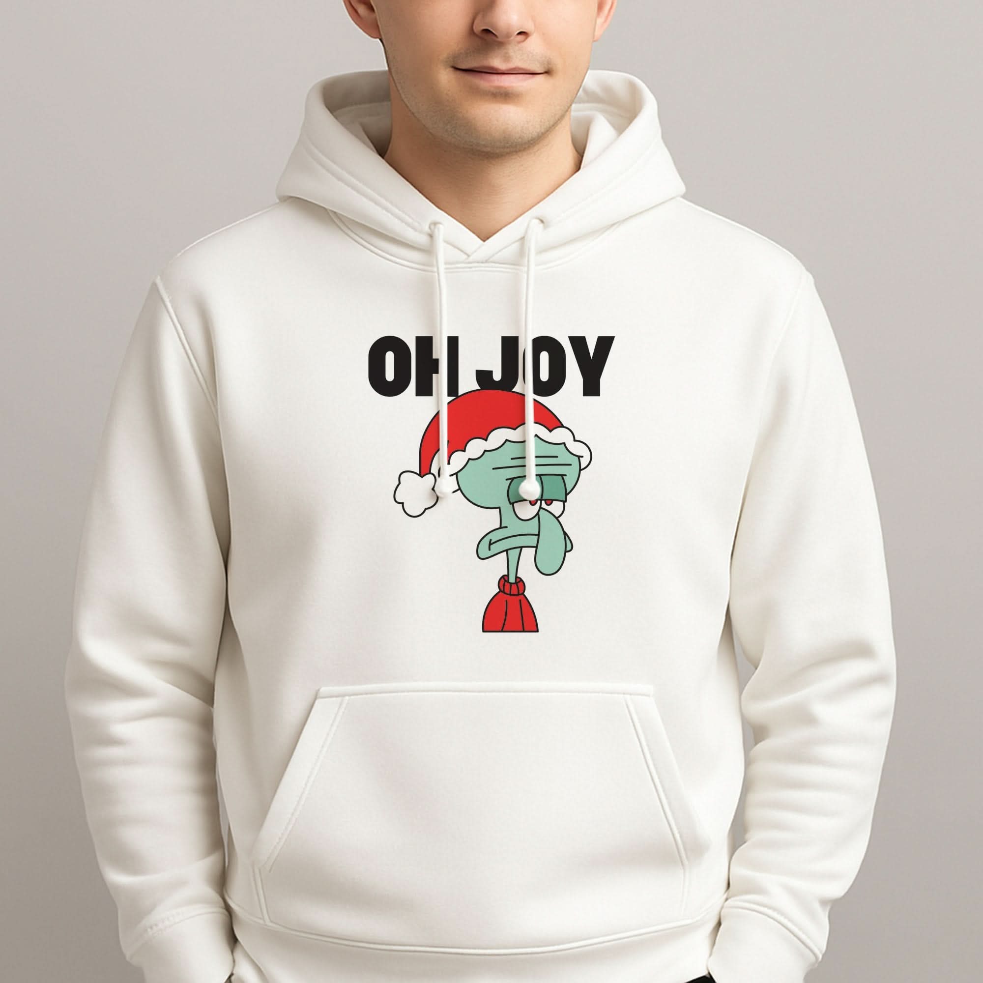 Oh Joy Cartoon Squid Mens Hoodie