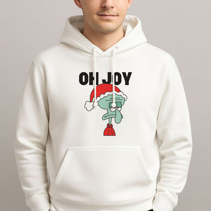 Oh Joy Cartoon Squid Mens Hoodie