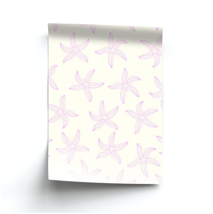 Starfish Pattern - Sealife Poster