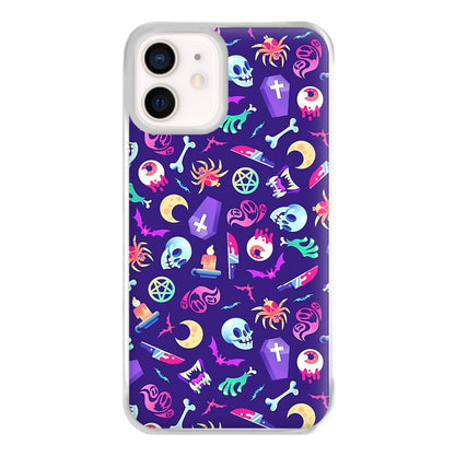 Horroriffic Halloween Pattern Phone Case