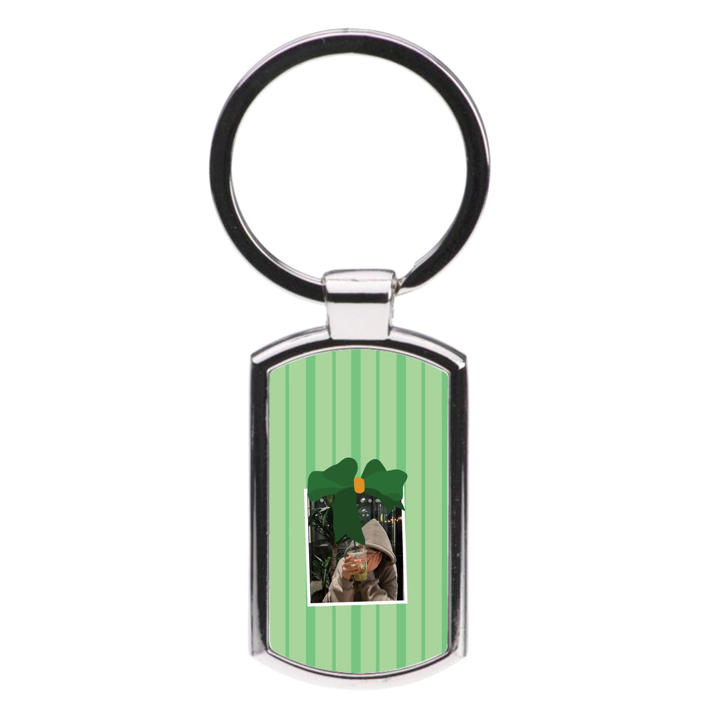 Polaroid Bow Christmas Luxury Keyring