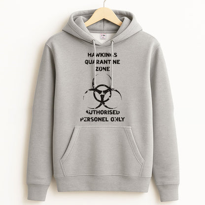 Hawkings Quarantine Zone Unisex Grey Hoodie