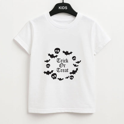 Trick Or Treat Wreath Kids Unisex T-Shirt