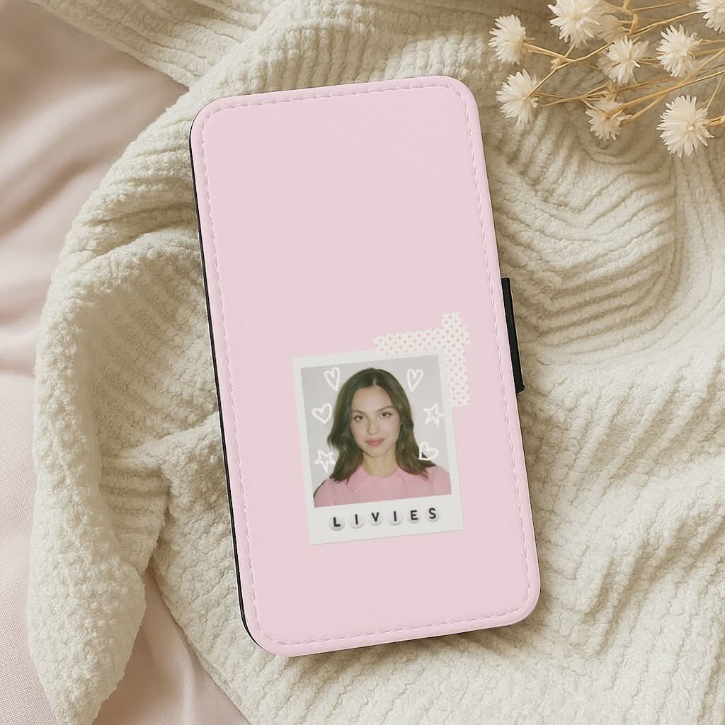 Livies Scrapbook Leather Phone Case