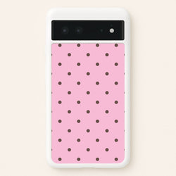Strawberry Polka Dots Google Pixel 6 Case