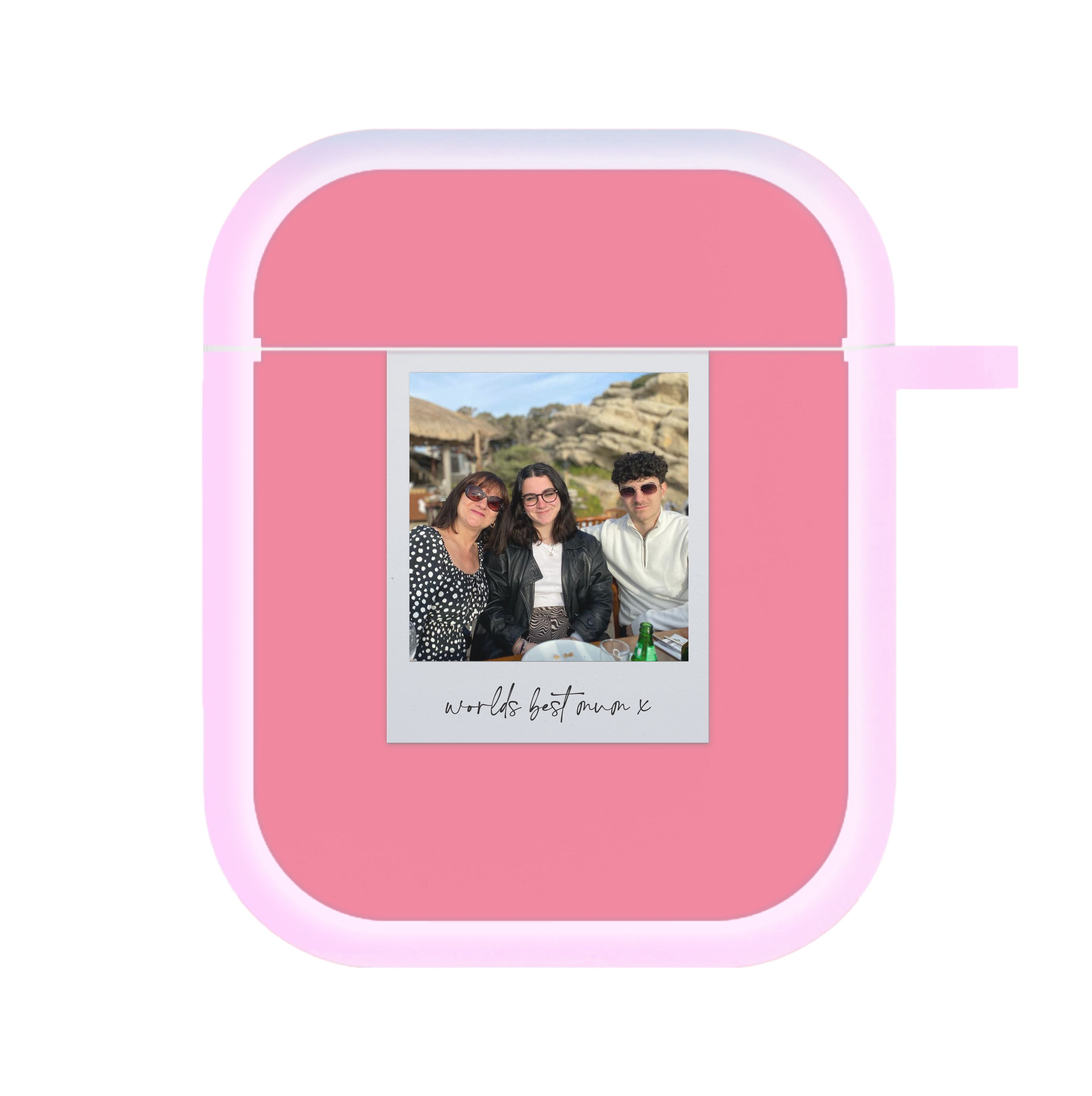 Worlds Best Mum Polaroid - Personalised Mother's Day AirPods Case