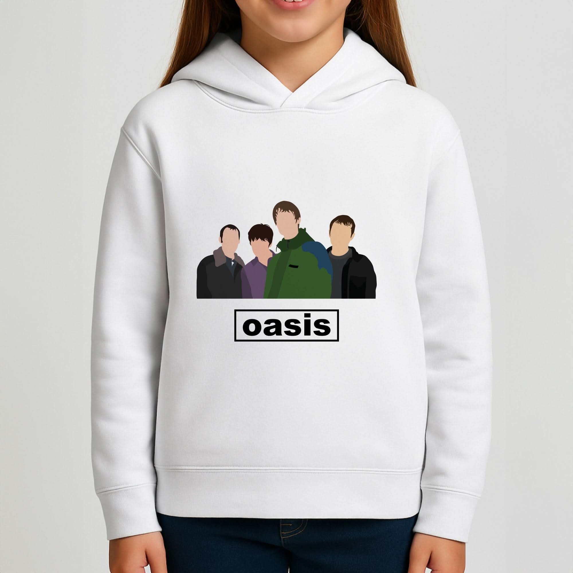 Rock Band Members Girls Hoodie