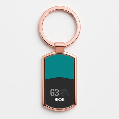 Russell Helmet 2026 Rose Gold Keyring