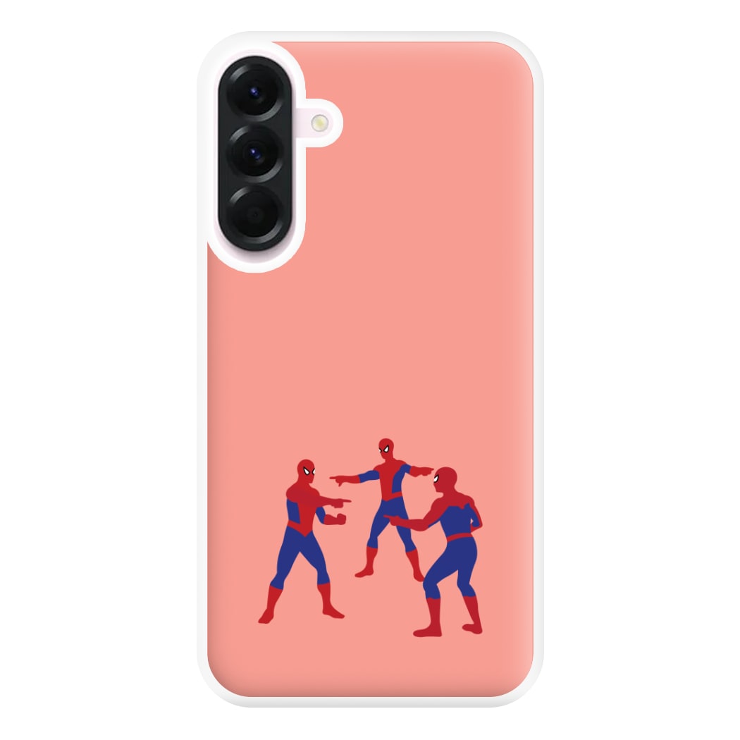 Spider Hero Pointing Meme Galaxy A36 Case