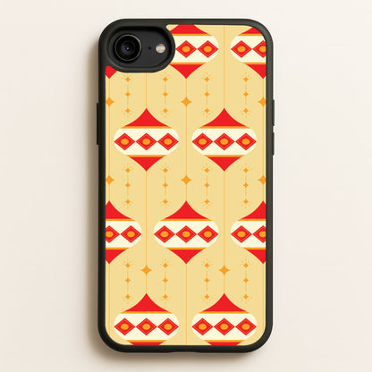 Abstract Christmas Baubles Pattern iPhone 6 / 7 / 8 / SE Case