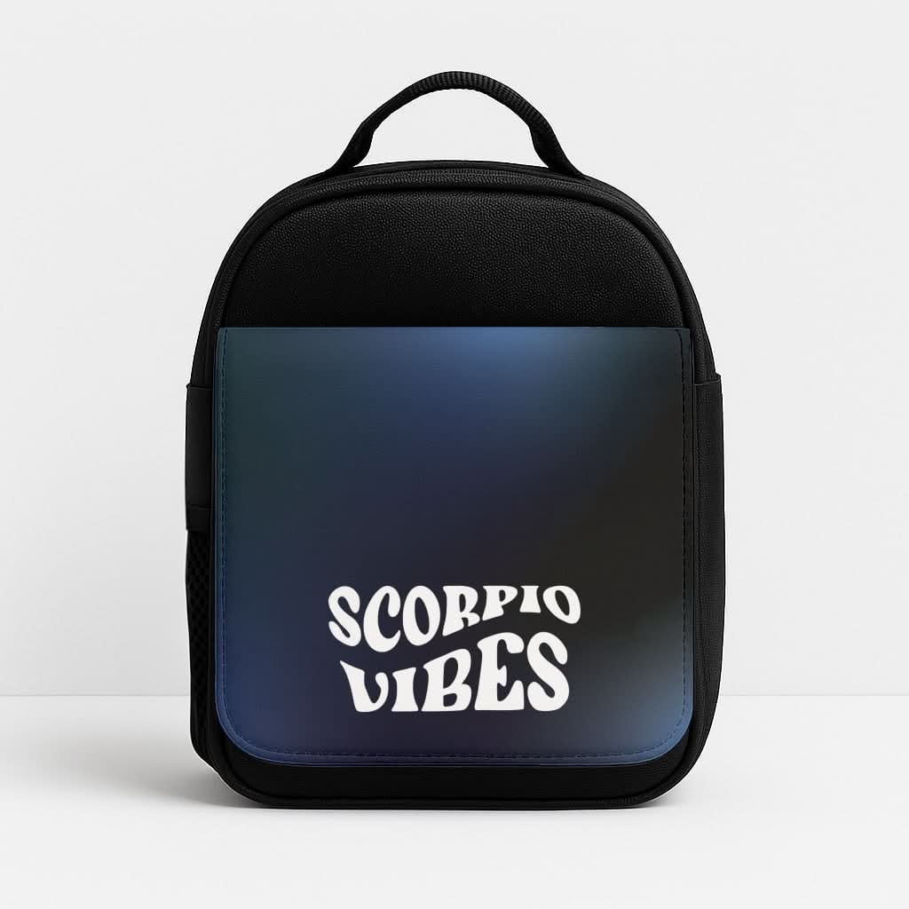 Scorpio Vibes Gradient Zodiac Insulated Lunch Bag