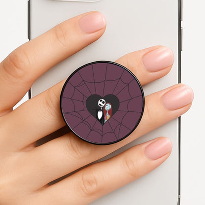 J And S Cobweb Heart Phone Grip