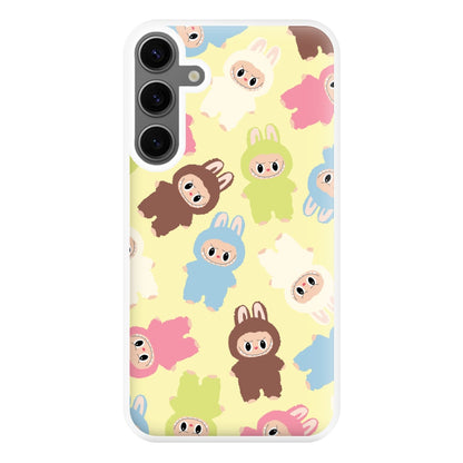 Colourful Little Monsters Pattern Galaxy S24 Plus Case