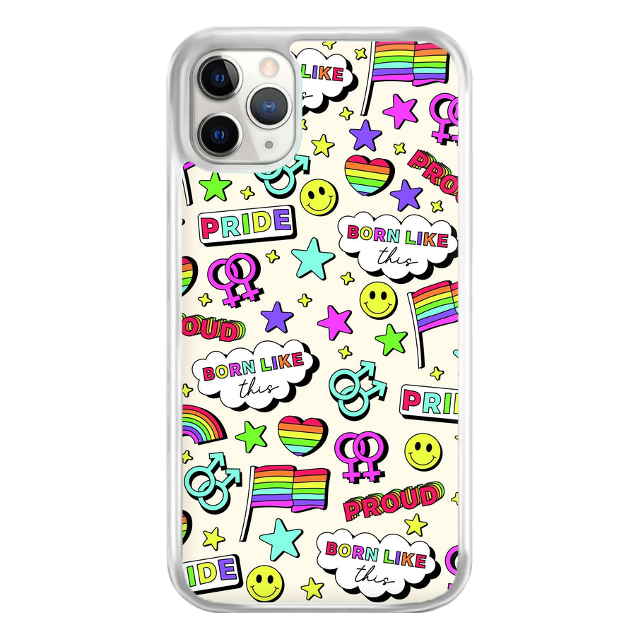 Light Pride Stickers Phone Case