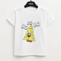 Christmas Tree Cartoon Sponge Kids T-Shirt