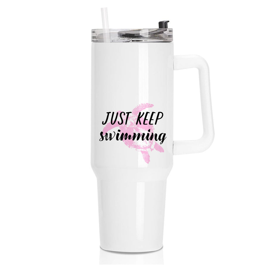 Just Keep Swimming - Summer Tumbler