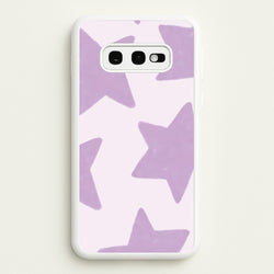 Lilac Stars Galaxy S10e Case