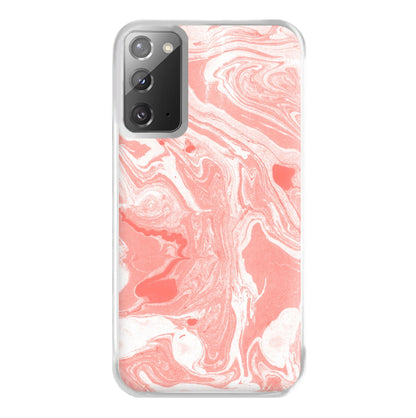 Pink Swirly Marble Phone Case