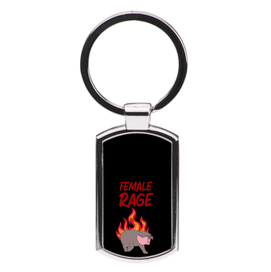 Female Rage Luxury Keyring