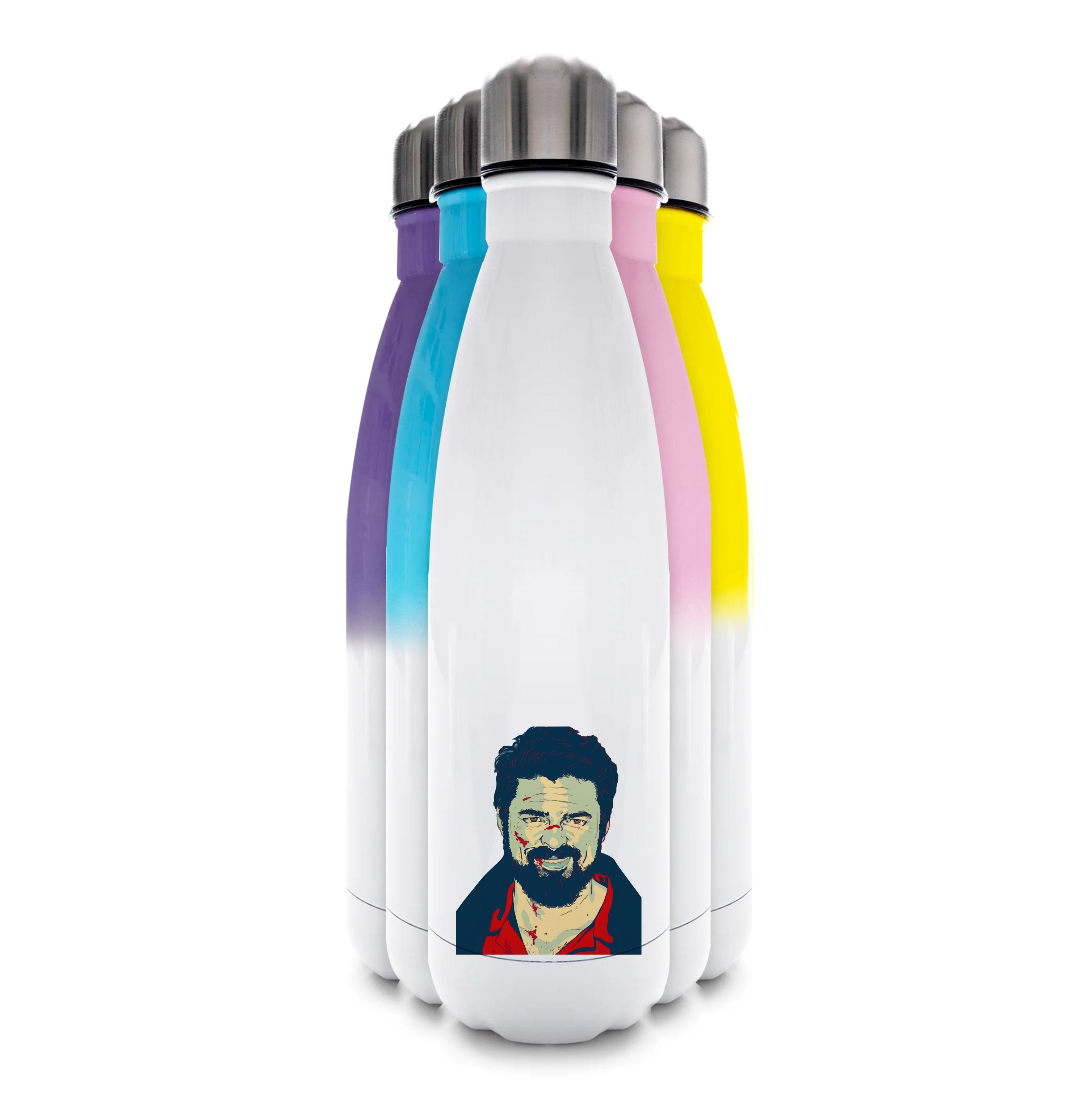 Billy Butcher Face Water Bottle