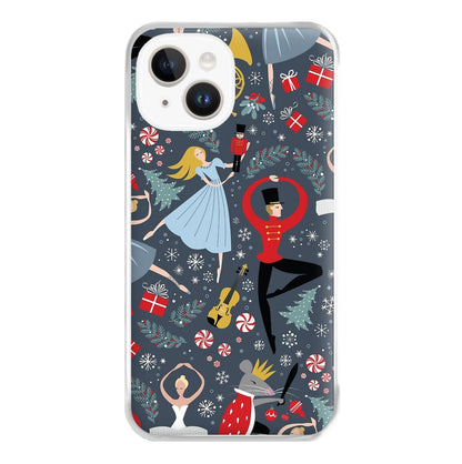 Nutcracker Ballet Pattern - Christmas Phone Case