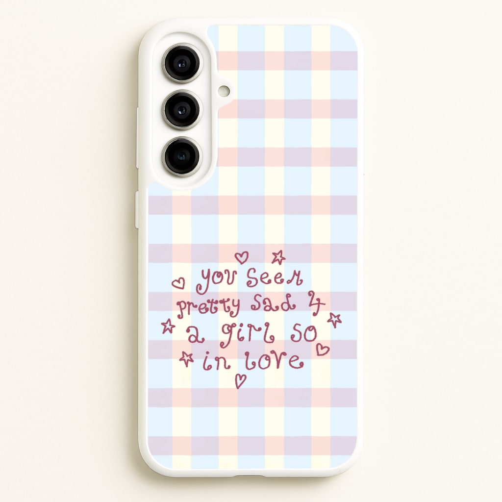 Dreamy Plaid Galaxy A56 Case