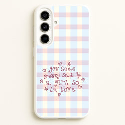 Dreamy Plaid Galaxy A56 Case