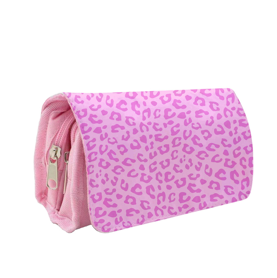 Pink Cheetah - Animal Patterns Pencil Case