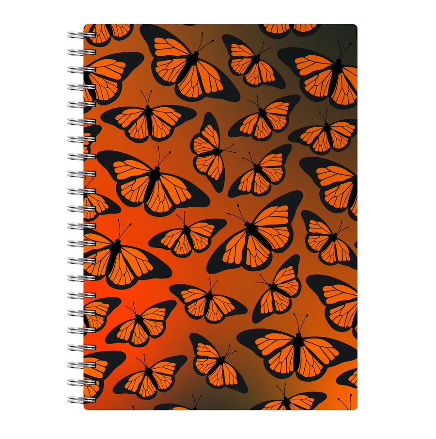 Orange Gradient Butterfly - Butterfly Patterns Notebook
