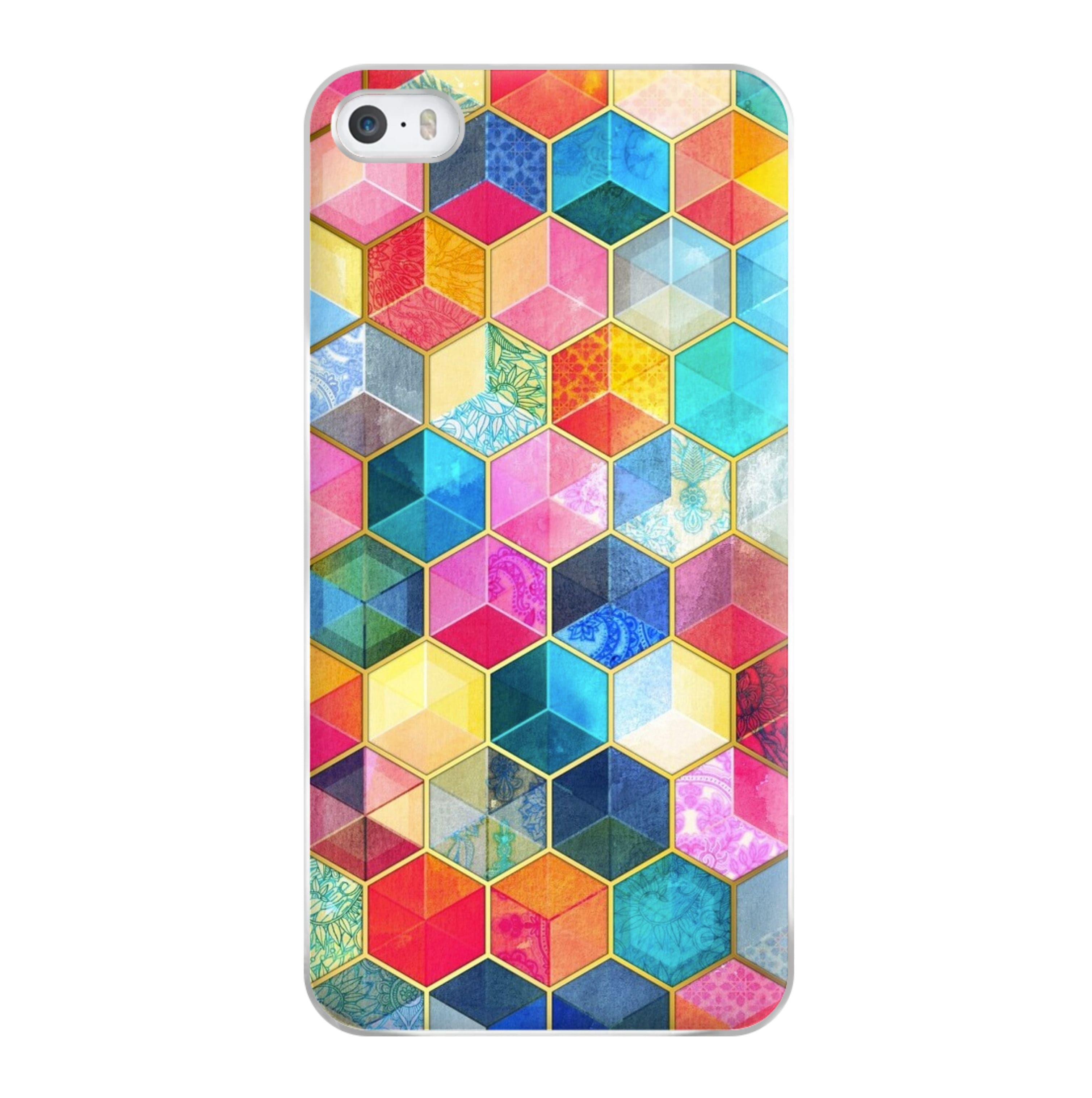 Colourful Honeycomb Pattern Phone Case