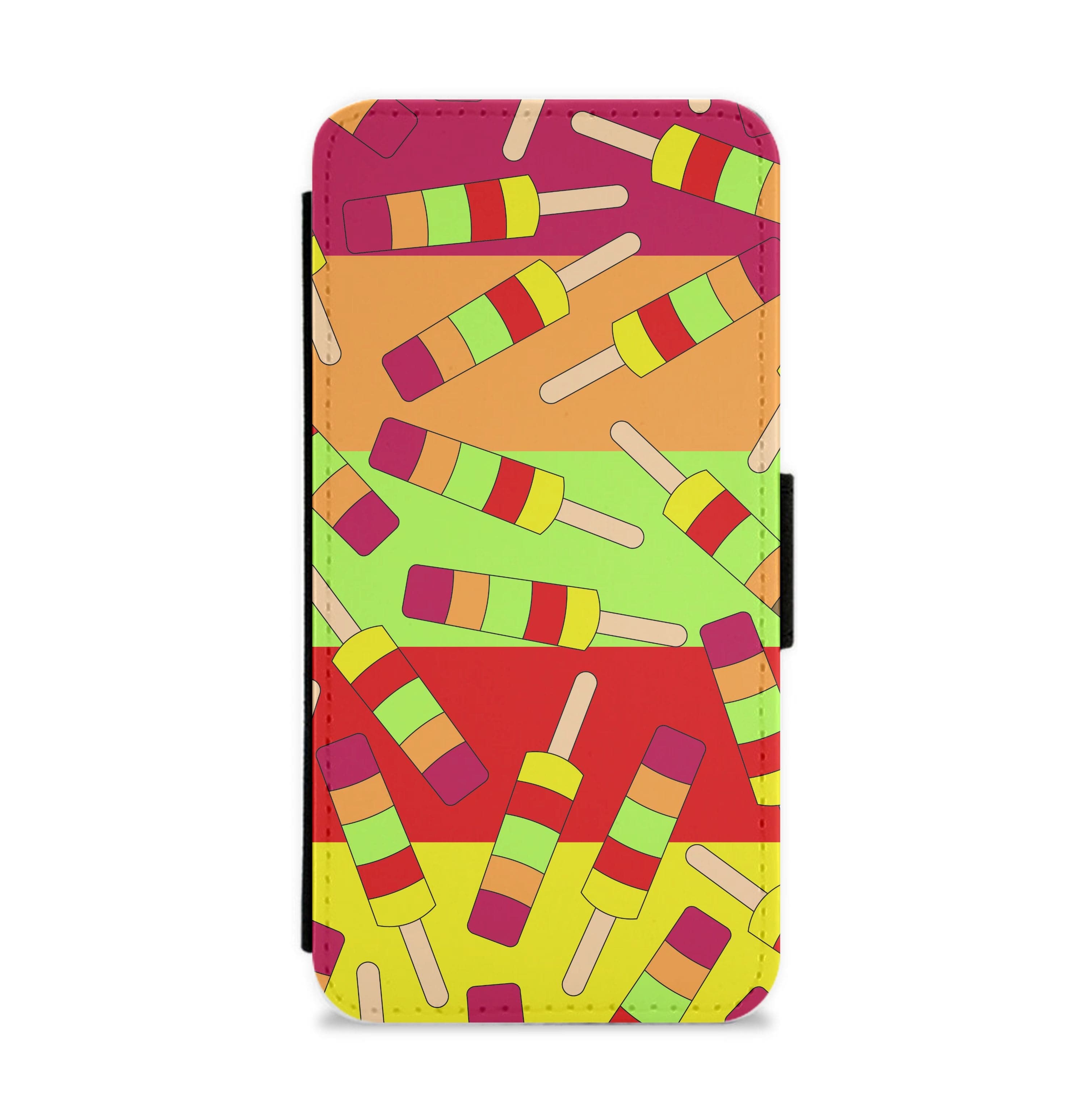 Pastels - Ice Cream Patterns Flip / Wallet Phone Case