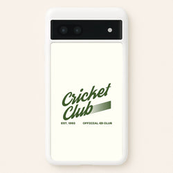 Official Cricket Club Google Pixel 6a Case
