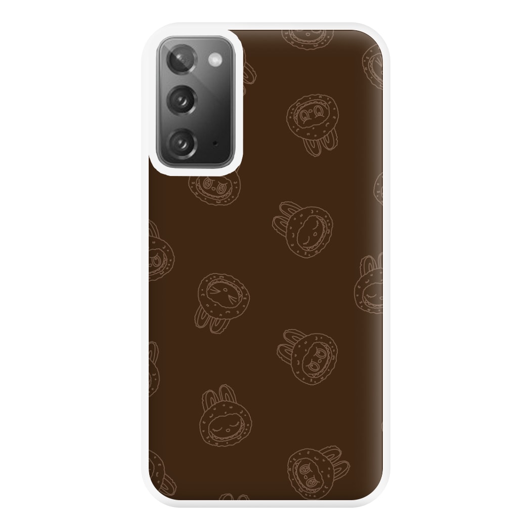 Monsters Outline Pattern I Galaxy Note 20 Case