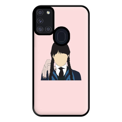 Wednesday And Thing Galaxy A21s Case