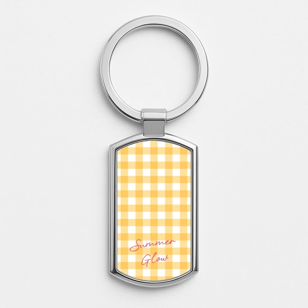 Tartan Summer Glow Luxury Keyring
