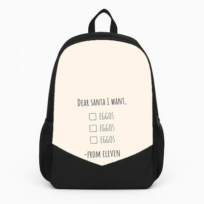 Eleven's Christmas List Backpack