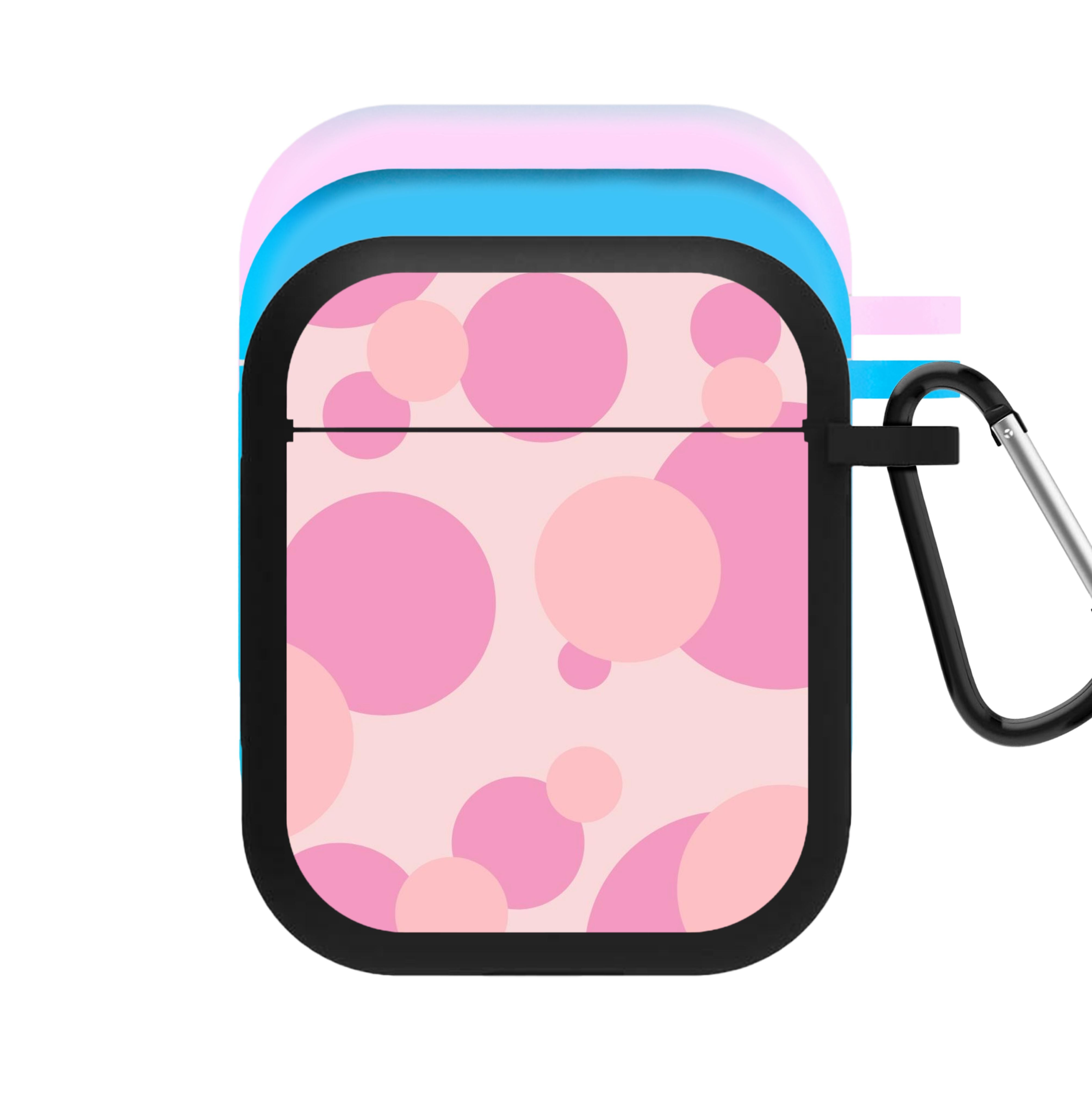 Pink Bubble Pattern  AirPods Case