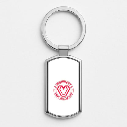 Metal Heart Riri Silver Metal Keyring